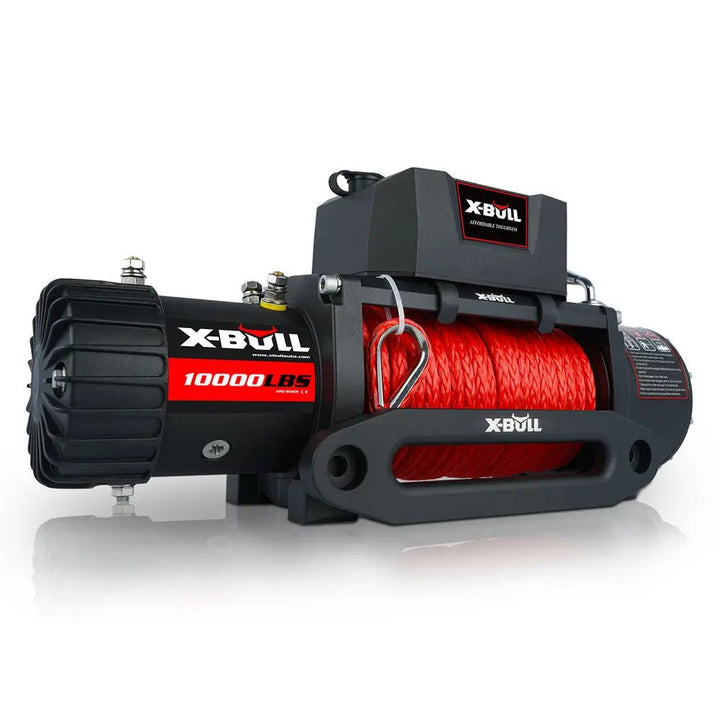 X-BULL Electric Winch 10000 LBS 12V Synthetic Rope SUV Jeep Truck 4WD - X-BULL