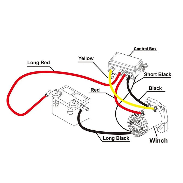 X - BULL Electric Winch 12000 LBS 12V Synthetic Rope SUV Jeep Truck - X - BULL