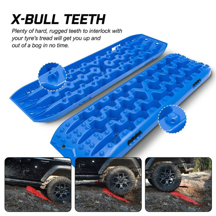 X - BULL Gen 3.0 Off - Road Recovery Traction Boards Recovery Tracks 2 Pairs - X - BULL