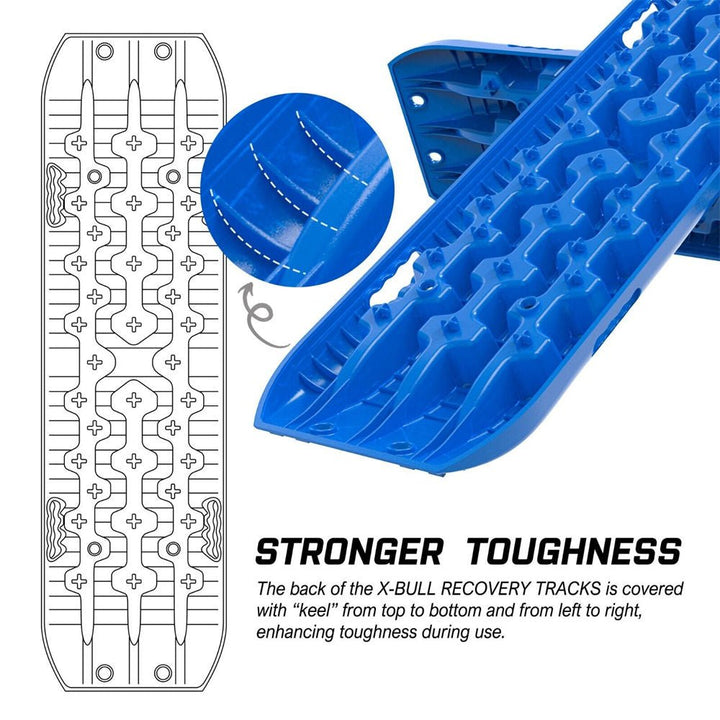 X - BULL Gen 3.0 Off - Road Recovery Traction Boards Recovery Tracks 2 Pairs - X - BULL