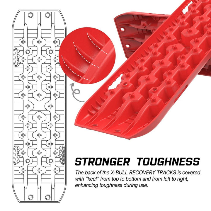 X - BULL Gen 3.0 Off - Road Recovery Traction Boards Recovery Tracks 2 Pairs - X - BULL