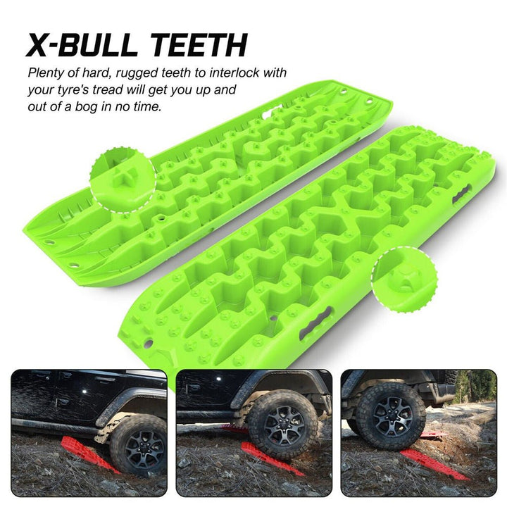 X - BULL Gen 3.0 Off - Road Recovery Traction Boards Recovery Tracks 2 Pairs - X - BULL