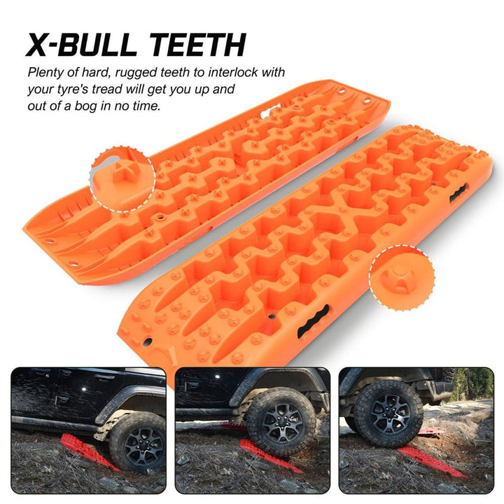 X - BULL Gen 3.0 Off - Road Recovery Traction Boards Recovery Tracks 2 Pairs - X - BULL