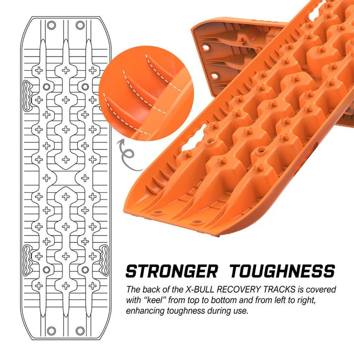 X - BULL Gen 3.0 Off - Road Recovery Traction Boards Recovery Tracks 2 Pairs - X - BULL