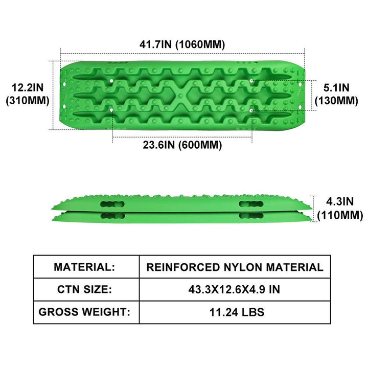 X - BULL Gen 3.0 Off - Road Recovery Traction Boards Recovery Tracks 2 Pairs