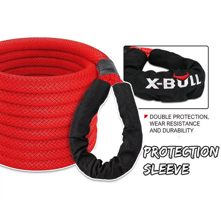 X-BULL Recovery Kinetic Tow Rope 7/8"x20' 28600lbs - X-BULL