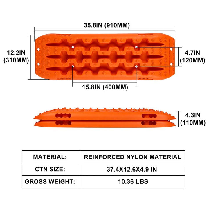 X - BULL Gen2 - S Off - Road Recovery Traction Boards Recovery Tracks 2 Pairs - X - BULL